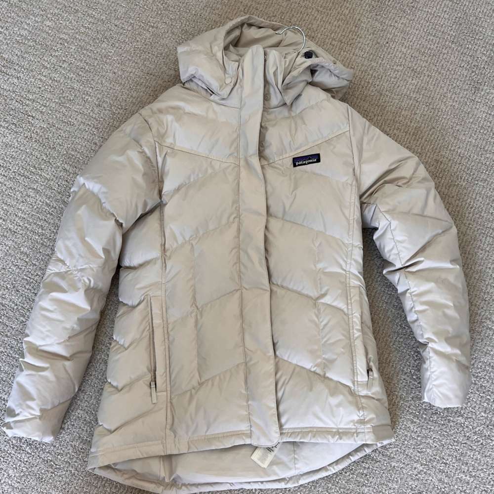 Patagonia Womens down with it jacket - Dyno White